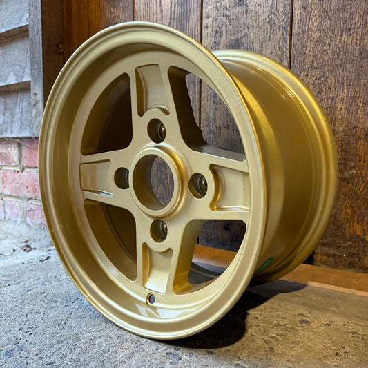 Maxilite Campagnolo Stellone 13x7” 4x130 PCD ET+10 Gold Alloy Wheel