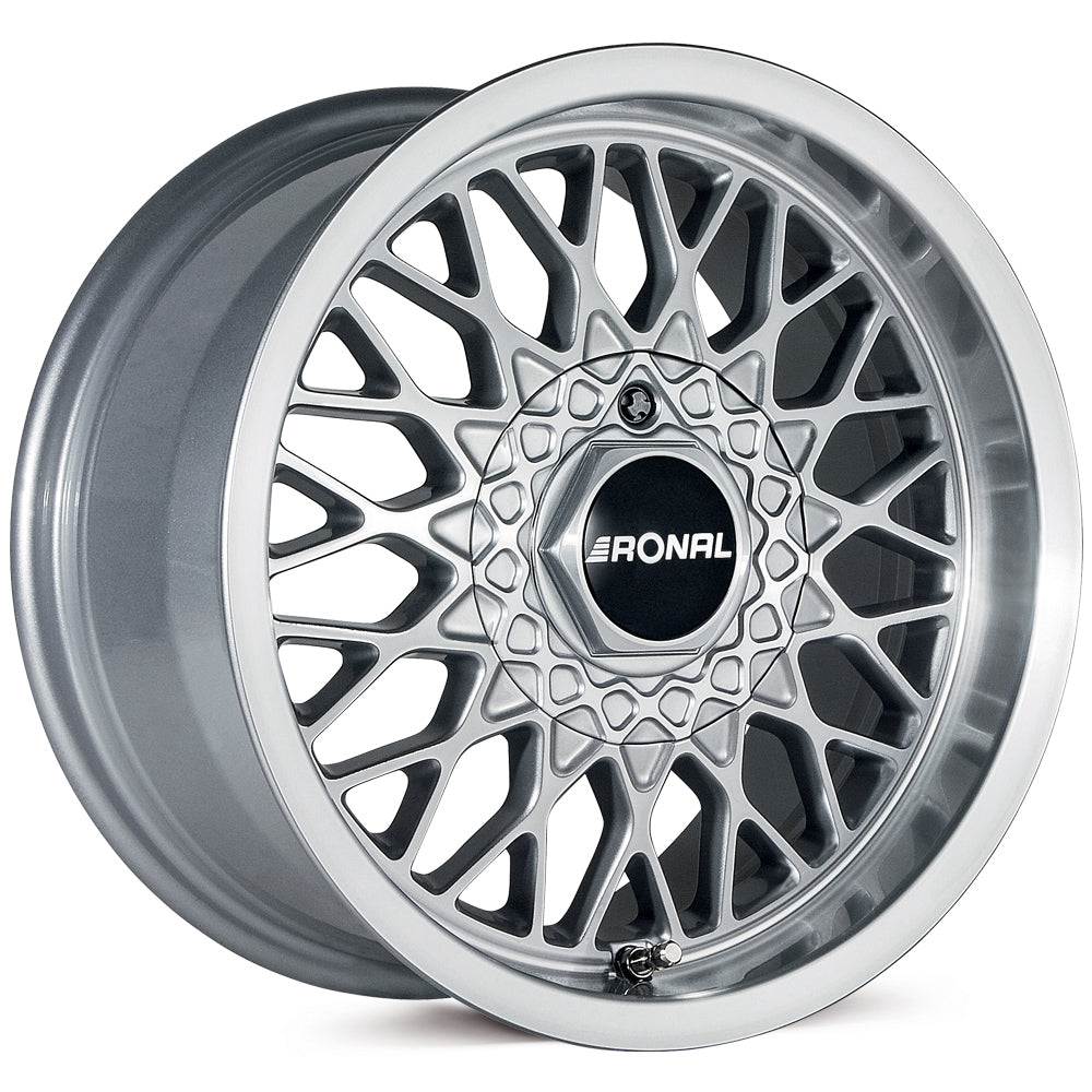 Ronal LS 15x7.5" 4x100 PCD ET+25 Silver/D-Cut Alloy Wheel 57CB