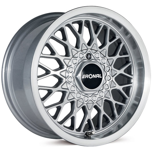 Ronal LS 15x7.5" 4x100 PCD ET+25 Silver/D-Cut Alloy Wheel 57CB