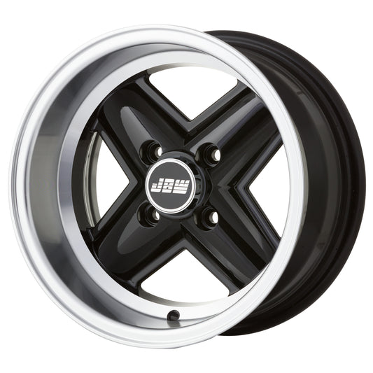 JBW Revolite Classic 4 Spoke 13x7" 4x101.6 PCD ET-7 Black/D-Cut Alloy Wheel