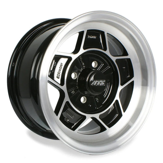 ATS Classic 13x7" 4x100 PCD ET+20 Diamond Black Polished Alloy Wheel