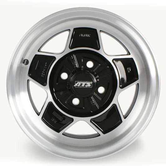 ATS Classic 13x7" 4x100 PCD ET+20 Diamond Black Polished Alloy Wheel