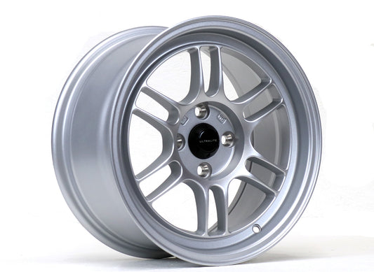 Ultralite F1 15x7.5" 4x100 PCD ET+30 Matt Silver Alloy Wheel