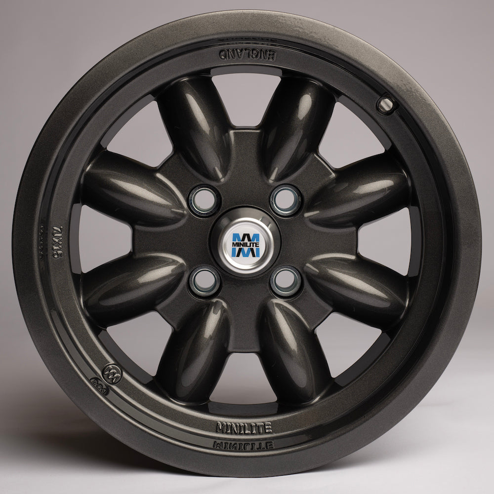 Genuine Minilite UK 13x7" ET+0 TO ET+5 "Made To Order" Alloy Wheel