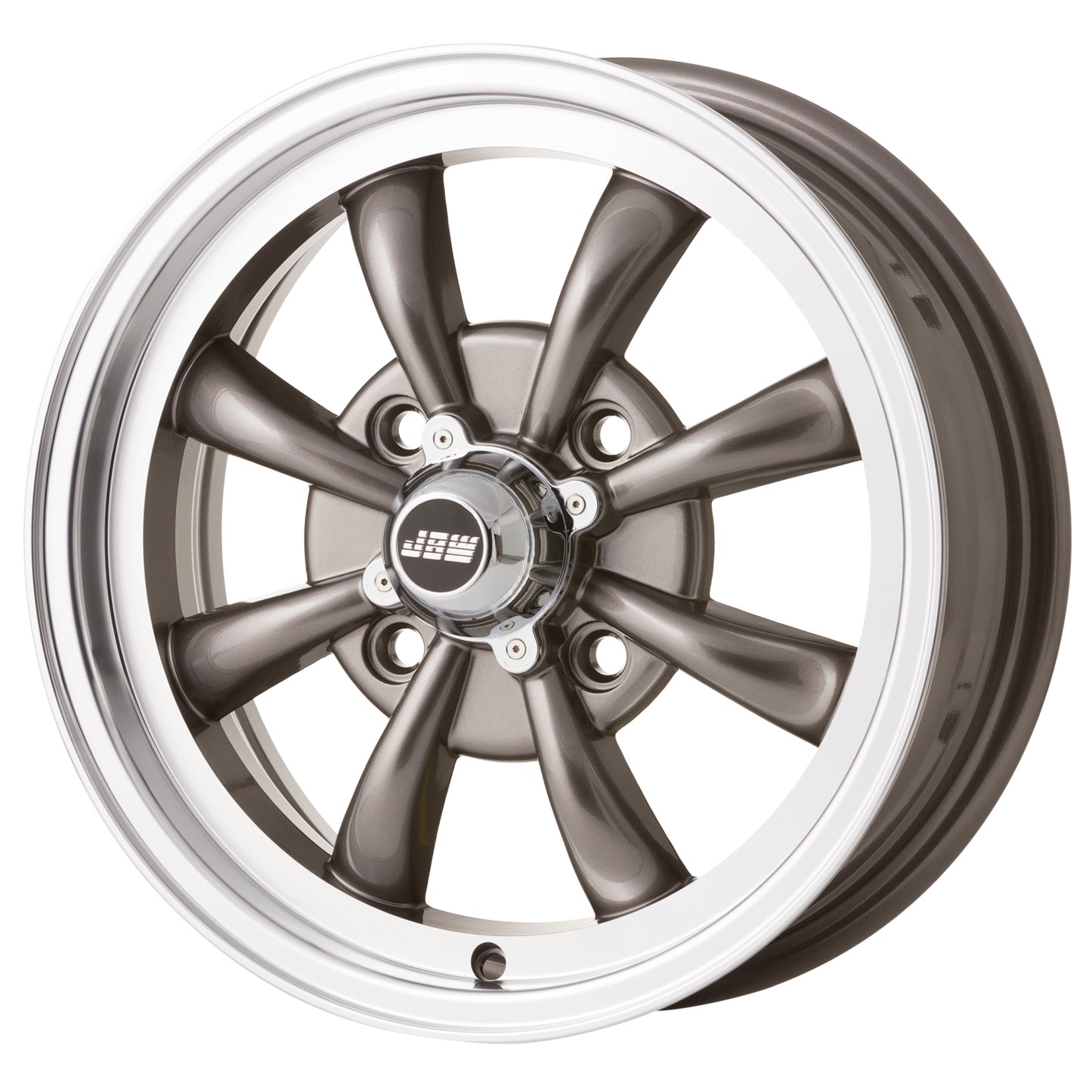 JBW AC8 15x5.5" 4x130 PCD ET+35 Grey/D-Cut Alloy Wheel