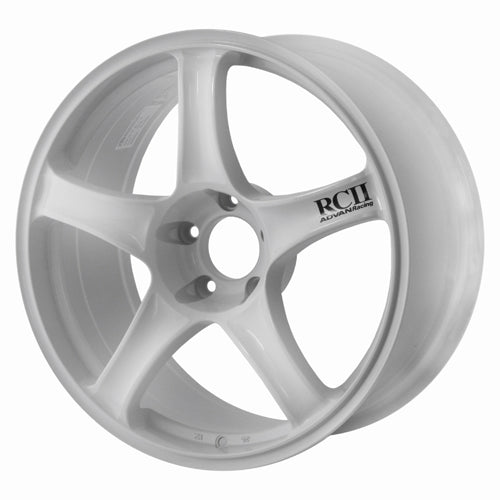 Advan Racing RC2 18x8.5" 5x114.3 PCD ET+31 White Alloy Wheel