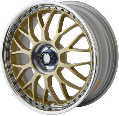 Advan Racing Siena 18x7.5" 5x100 PCD ET+51 Gold/D-Cut Alloy Wheel