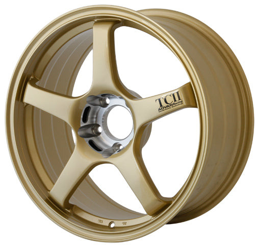 Advan Racing TC2 18x8.5" 5x114.3 PCD ET+31 Gold Alloy Wheel