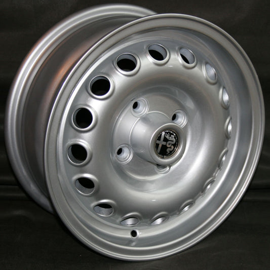 Maxilite GTA 14x6" 4x108 PCD ET+30 Silver Alfa Romeo Alloy Wheel