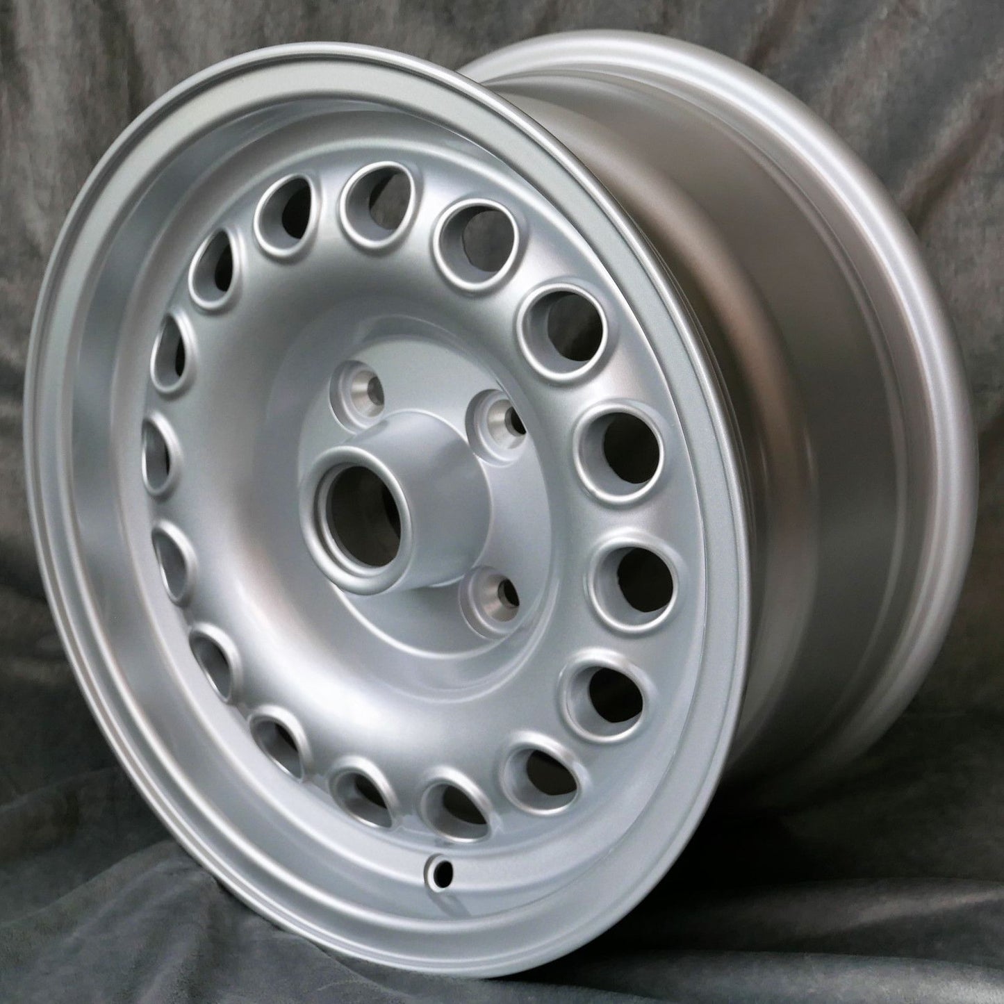 Alfa Romeo GTA Style 14x7" Silver Alloy Wheel (4x108 PCD) (ET+23)