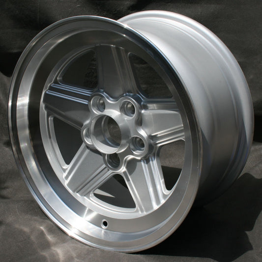 Maxilite Penta 16x9" 5x112 PCD ET+12 Silver/D-Cut Mercedes Alloy Wheel