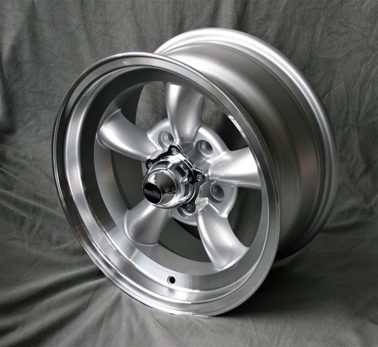 Maxilite Torque Thrust AR Style 15x7” 5x114.3 PCD ET-5 Silver/D-Cut Alloy Wheel