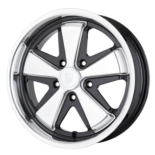 JBW FOOSH 17x4.5" 5x130 PCD ET+36 Black/Pol Alloy Wheel