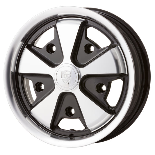 JBW FOOSH 15x4.5" 5x205 PCD ET+20 BLK/DCUT Alloy Wheel