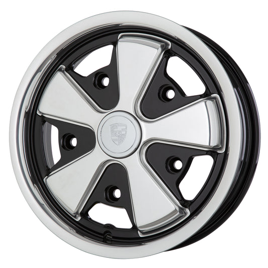 JBW FOOSH 15x4.5" 5x205 PCD ET+20 BLK/POL Alloy Wheel