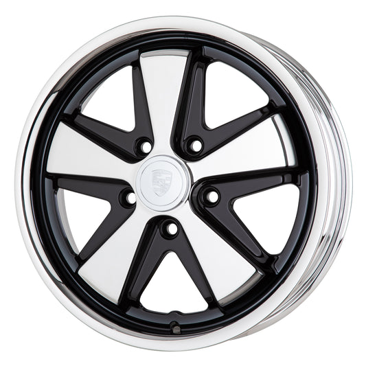 JBW FOOSH 17x4.5" 5x130 PCD ET+36 Black/Chrome Alloy Wheel