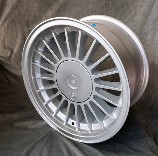 Maxilite Alpina Style 16x8” 5x120 PCD ET+24 Silver Alloy Wheel