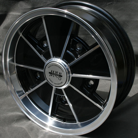 Maxilite VW Beetle BRM Style 15x5.5” 5x205 PCD ET+10 Black/D-Cut Alloy Wheel