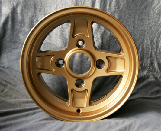 Maxilite Campagnolo 4-Spoke 13x8” 4x130 PCD ET-4 Gold Alloy Wheel