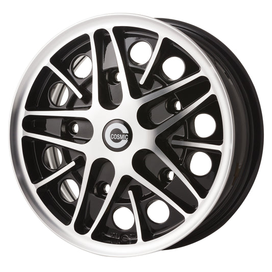 JBW COSMIC 15x5.5" 5x205 PCD ET+20 Black/D-Cut Alloy Wheel