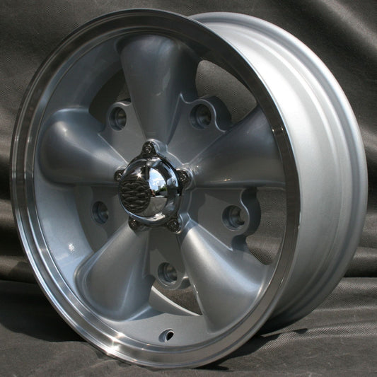 Maxilite EMPI Style 15x5.5" 5x205 PCD ET+10 Silver/D-Cut Alloy Wheel