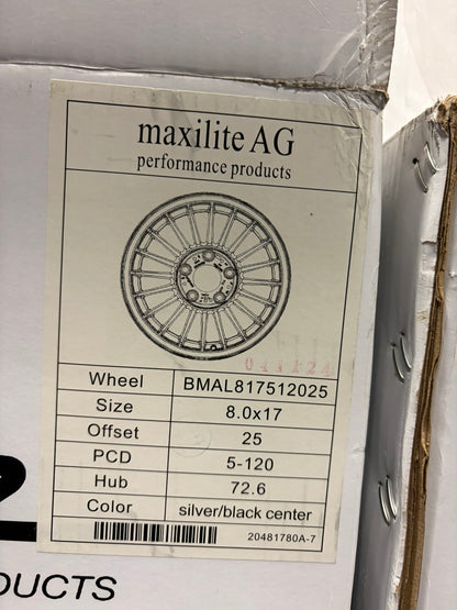 Maxilite Alpina Style 17” 5x120 PCD 8J/9J Staggered Wheels *Clearance*