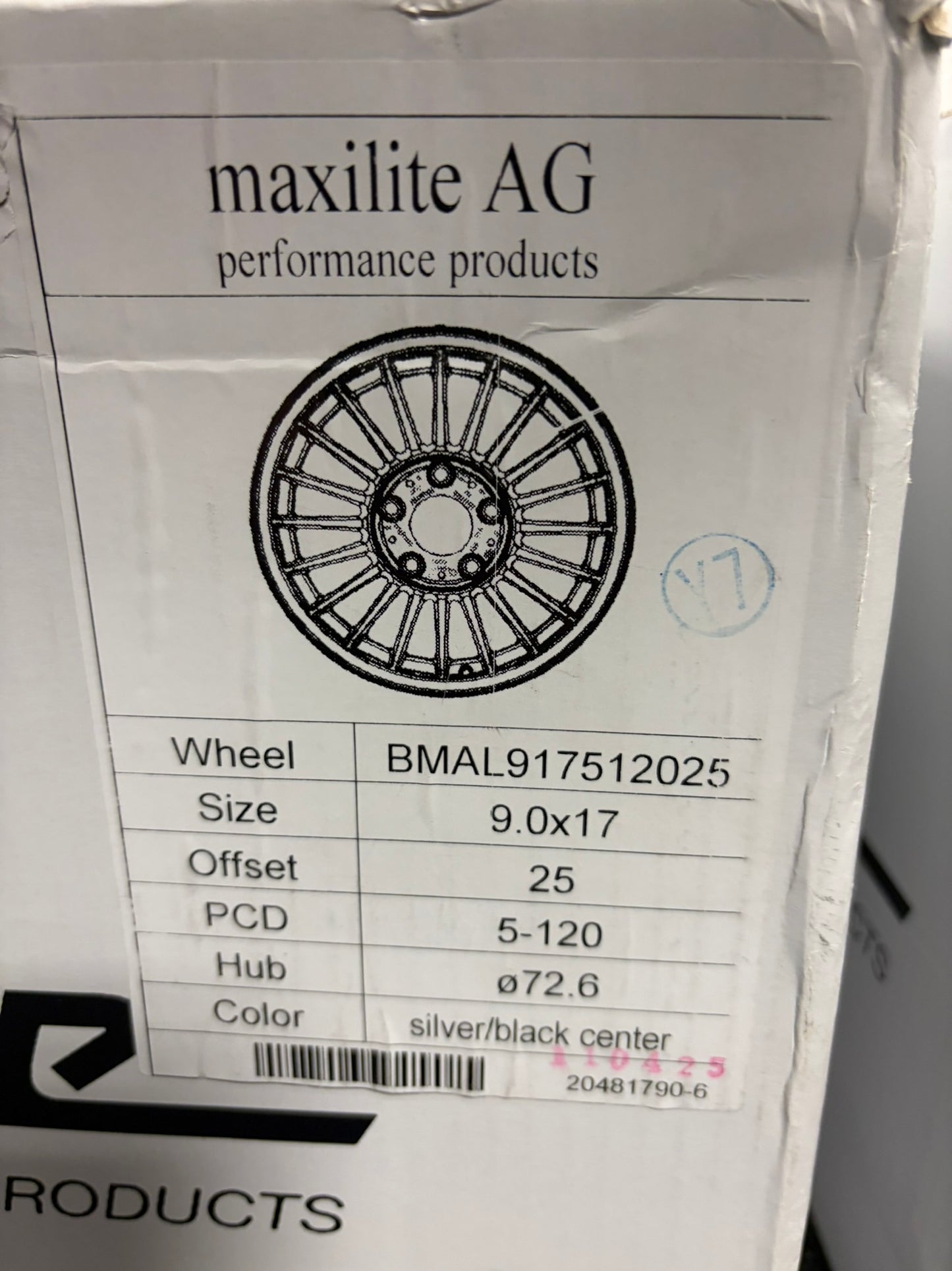 Maxilite Alpina Style 17” 5x120 PCD 8J/9J Staggered Wheels *Clearance*