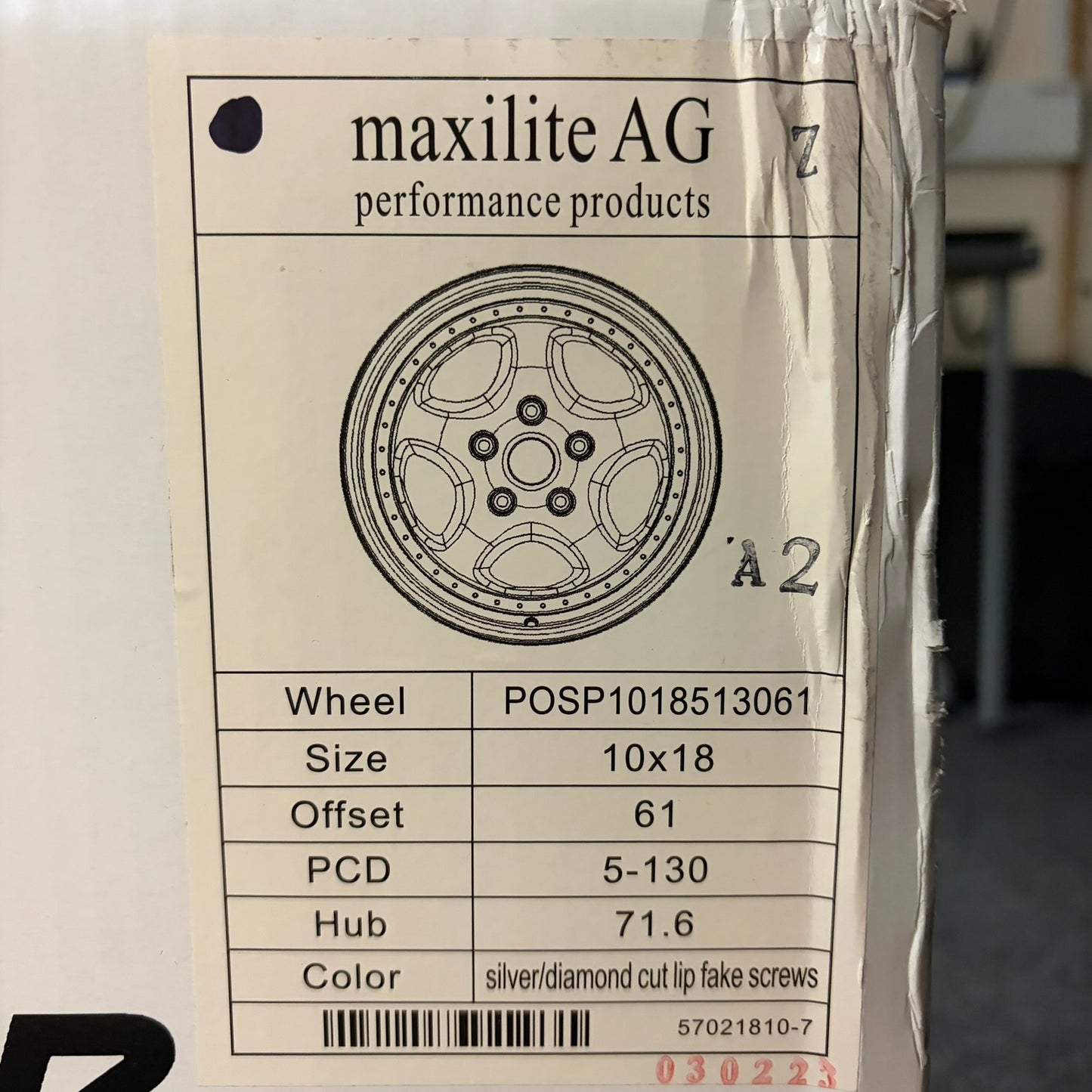 Maxilite CUP KT2 Style 18” 5x130 PCD 8J/10J Staggered Wheels *Clearance*
