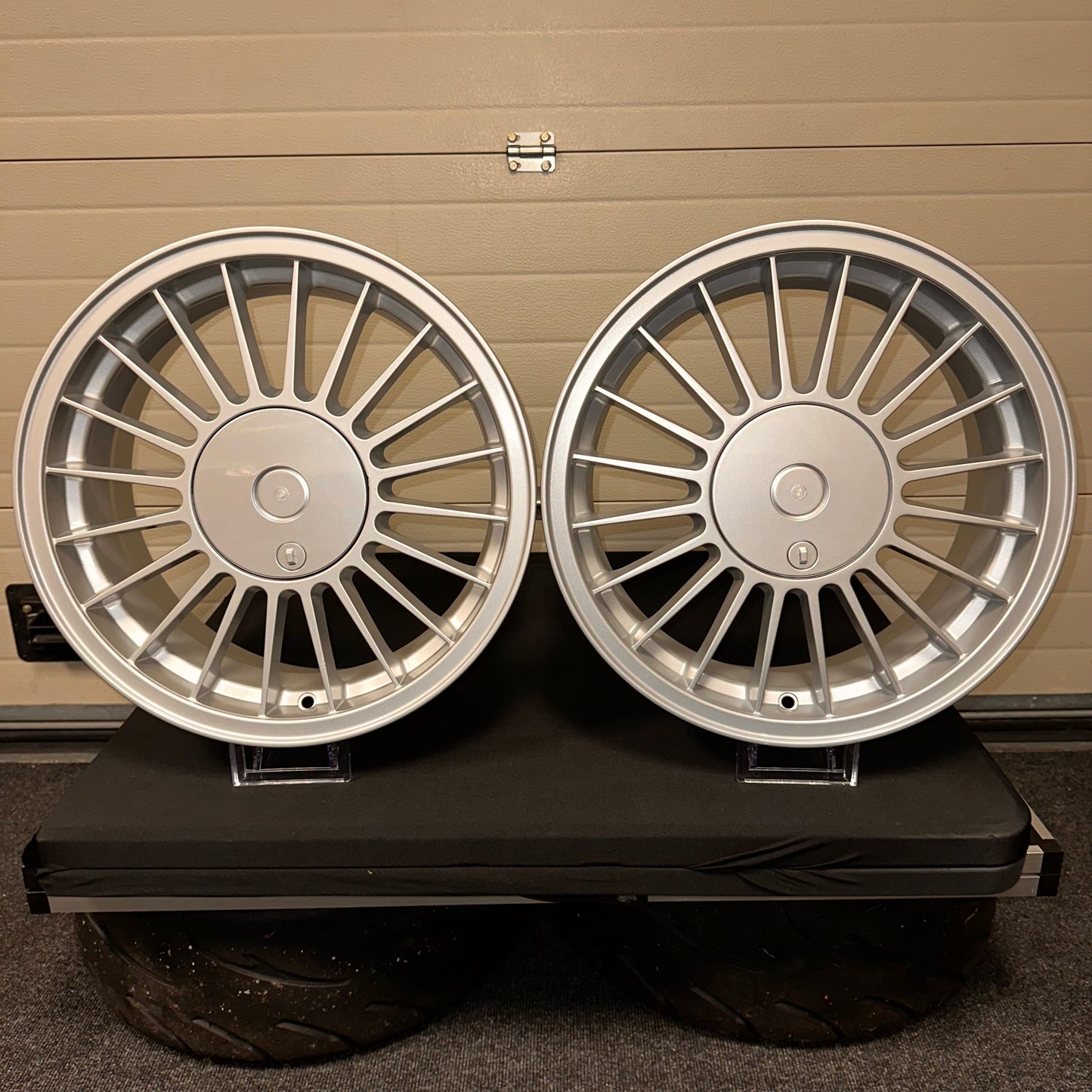 EX-DISPLAY PAIR of BMW E36 / E46 Alpina Style Alloy Wheels 17x8J 5x120 PCD