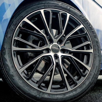 Team Dynamics Volt 20x9" 5x120 PCD ET+40 VW Transporter Black/DCUT Alloy Wheel