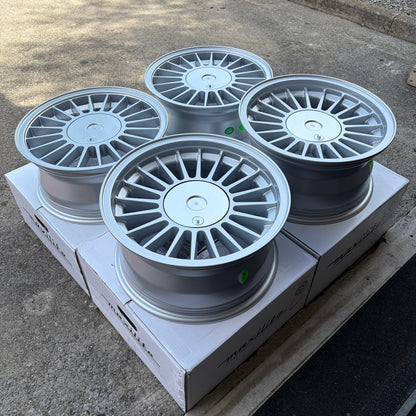 Maxilite Alpina Style 16" x 7/8J 4x100 PCD Staggered Wheel Set *Clearance*