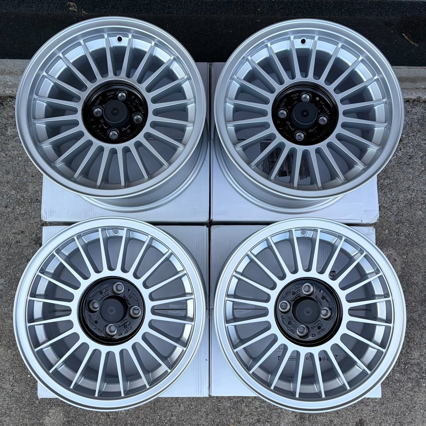 Maxilite Alpina Style 16" x 7/8J 4x100 PCD Staggered Wheel Set *Clearance*