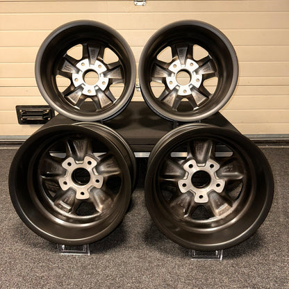 EX-DISPLAY SET Porsche Fuchs Classic Style New Alloy Wheels 15x7J & 8J 5x130 PCD