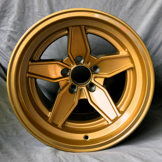 Maxilite Stratos Campagnolo Style 15x12" 5x108 PCD ET-25 Gold Alloy Wheel