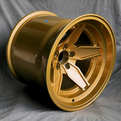 Maxilite Stratos Campagnolo Style 15x12" 5x108 PCD ET-25 Gold Alloy Wheel
