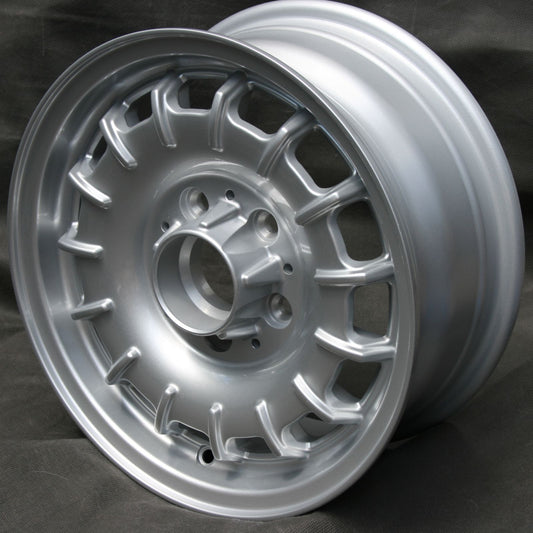 Maxilite Baroque/Bundt 14x6” 5x112 PCD ET+30 Silver Alloy Wheel