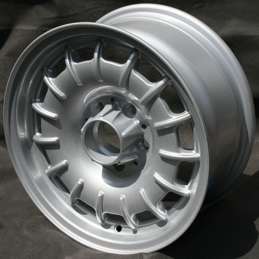 Maxilite Baroque/Bundt 15x7” 5x112 PCD ET+23 Silver Alloy Wheel