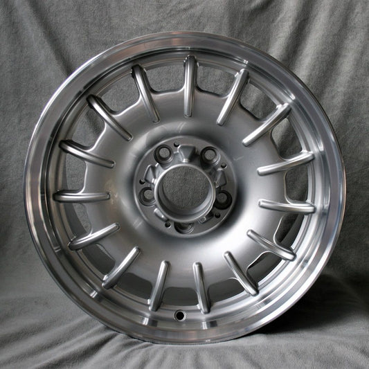 Maxilite Baroque/Bundt 16x7” 5x112 PCD ET+11 Silver/D-Cut Alloy Wheel