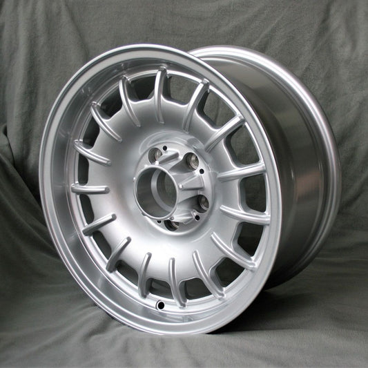 Maxilite Baroque/Bundt 16x8” 5x112 PCD ET+11 Silver Alloy Wheel