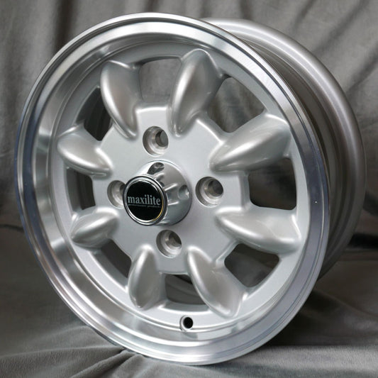 Maxilite Minilite 12x5" 4x98 PCD ET+20 Silver/D-Cut Alloy Wheel