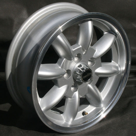 Maxilite Minilite 15x5.5" 5x130 PCD ET+42 Silver/D-Cut Alloy Wheel