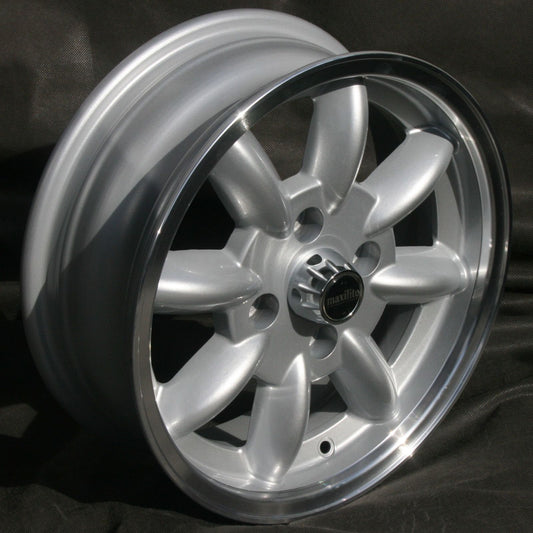 Maxilite Minilite 15x5.5" 4x114.3 PCD ET+15 Silver/D-Cut Alloy Wheel