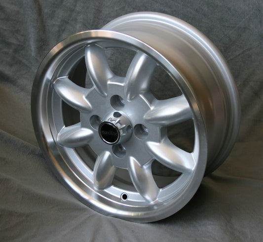 Maxilite Minilite 14x6" 4x114.3 PCD ET+16 Silver/D-Cut Alloy Wheel