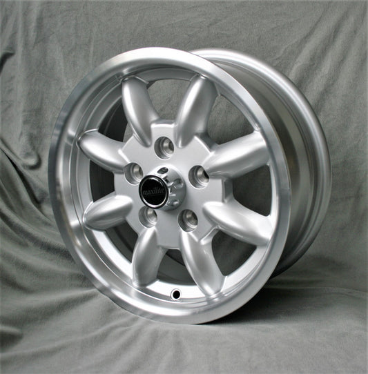 Maxilite Minilite 14x6" 5x112 PCD ET+30 Silver/D-Cut Alloy Wheel