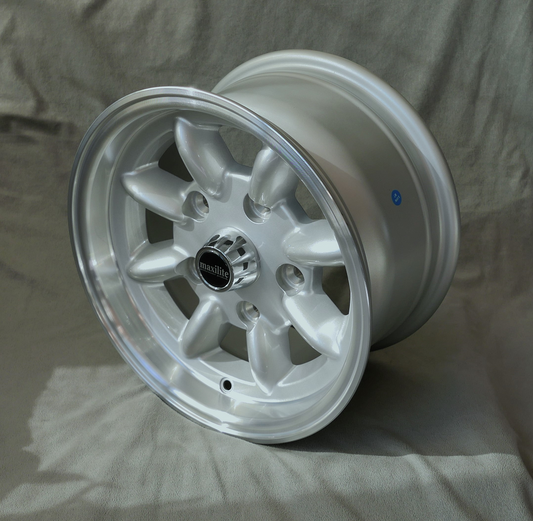 Maxilite Minilite 13x7" 5x130 PCD ET+16 Silver/D-Cut Alloy Wheel