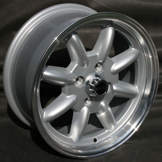 Maxilite Minilite 15x7" 4x108 PCD ET+5 Silver/D-Cut Alloy Wheel