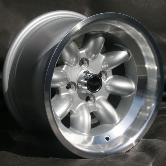 Maxilite Minilite 13x8" 4x108 PCD ET-6 Silver/D-Cut Alloy Wheel