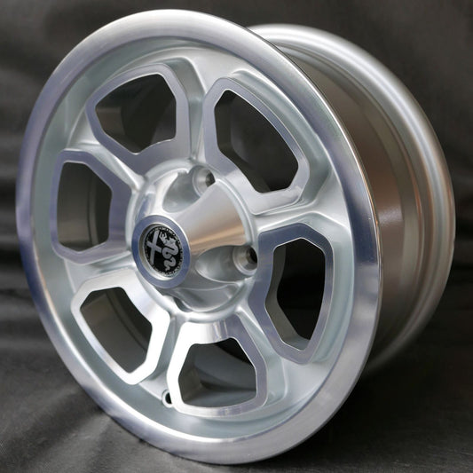 Maxilite MOMO Vega 14x6" 4x108 PCD ET+23 Silver/D-Cut Alloy Wheel