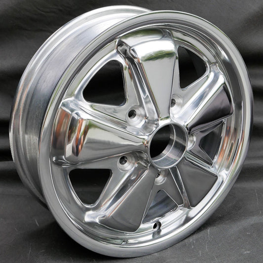 Maxilite Fuchs 15x4.5” 5x130 PCD ET+42 Fully Polished Alloy Wheel