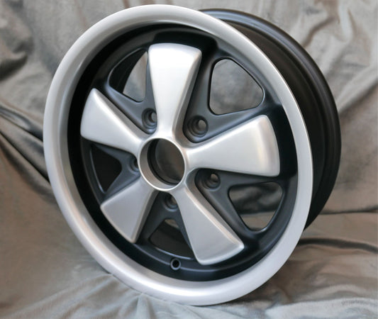 Maxilite Fuchs 15x6” 5x130 PCD ET+36 Anodised/Frosted "Deep 6" Alloy Wheel